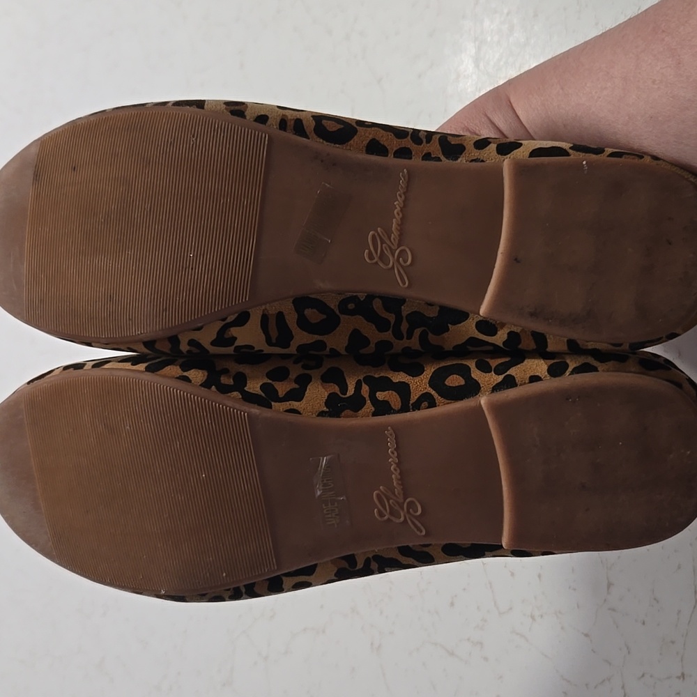 Glamorous Size 11 Leopard Print  Women's Flats - Picture 4 of 4